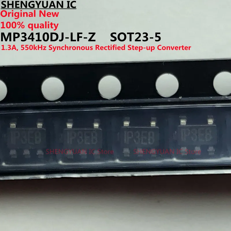 10Pcs/lot MP3410DJ-LF-Z P3 IP3 SOT23-5 MP3410DJ-LF MP3410DJ MP3410 1.3A, 550kHz Synchronous Rectified Step-up Converter 100% New