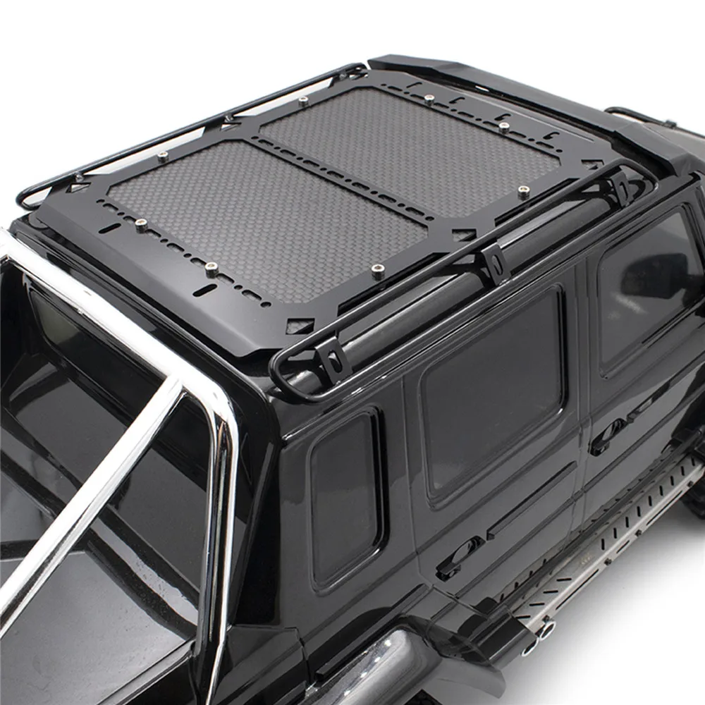 RC Car Roof Rack Luggage Carriers for TRAXXAS TRX6 G63 RC Crawler Car Parts Accessories Carbon Fibre Roof Plate