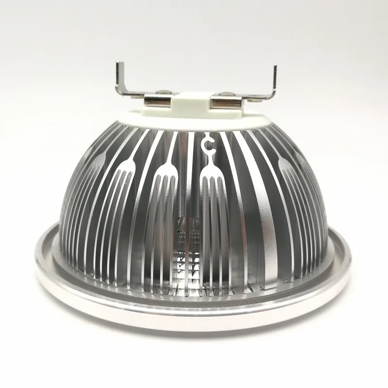 ROSTSTAR-bombilla LED COB de aluminio para el hogar, foco de Base G53 y GU10, AR111, 15W, DC12V, AC110-240V, AR111