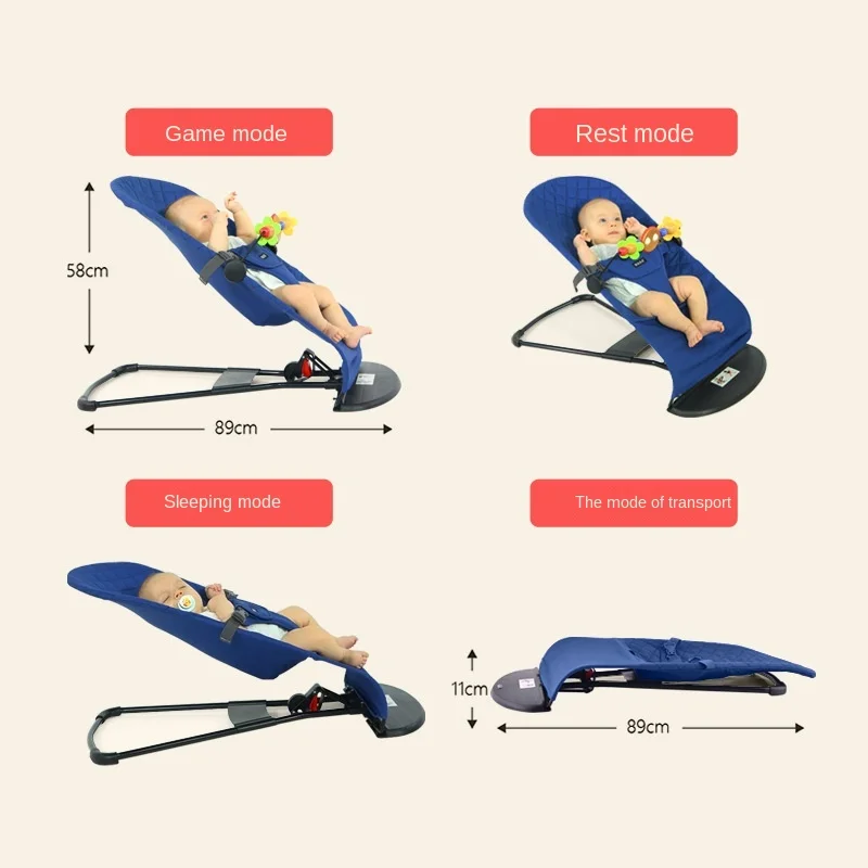 LazyChild-Chaise à Bascule Pliable pour Nouveau-Né, Lit pour Nourrisson, Solide, Document, étiez érer les Mains de la Mère, Tout-Petit