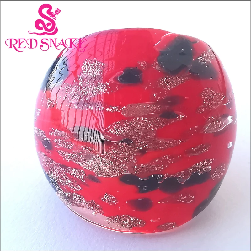 

RED SNAKE Brand Fashion Ring Handmade Murano Glass Multifarious RSMG0000#428