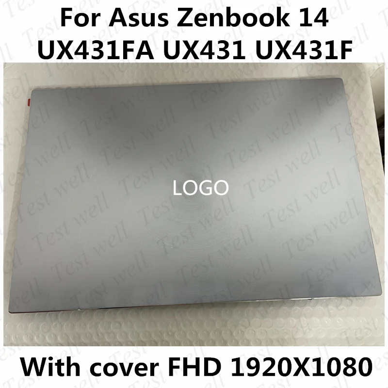 Original 14 Inch LaptoLCD Screen Assembly Full Parts For Asus Zenbook 14 UX431FA UX431 UX431F UX431FA FHD NB8618