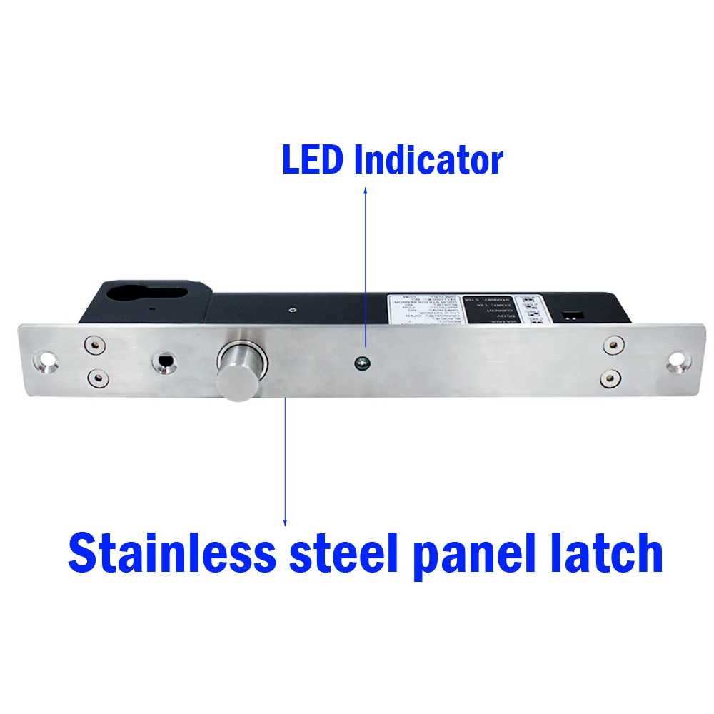 DC 12V Electric Strike Lock Access Control System Fail Secure Heavy Duty Door Security Bolt with Cylinder Key for Office/Factory