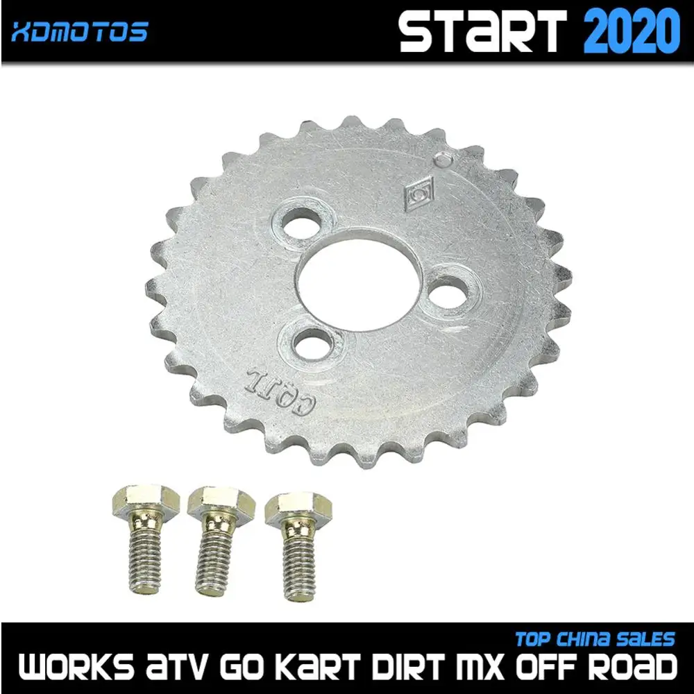 140cc Motorcycle 28 Tooth Camshaft Timing Sprocket with bolt For lifan 140 1P55FMJ lf140 Horizontal Engine Dirt Pit Bike Parts