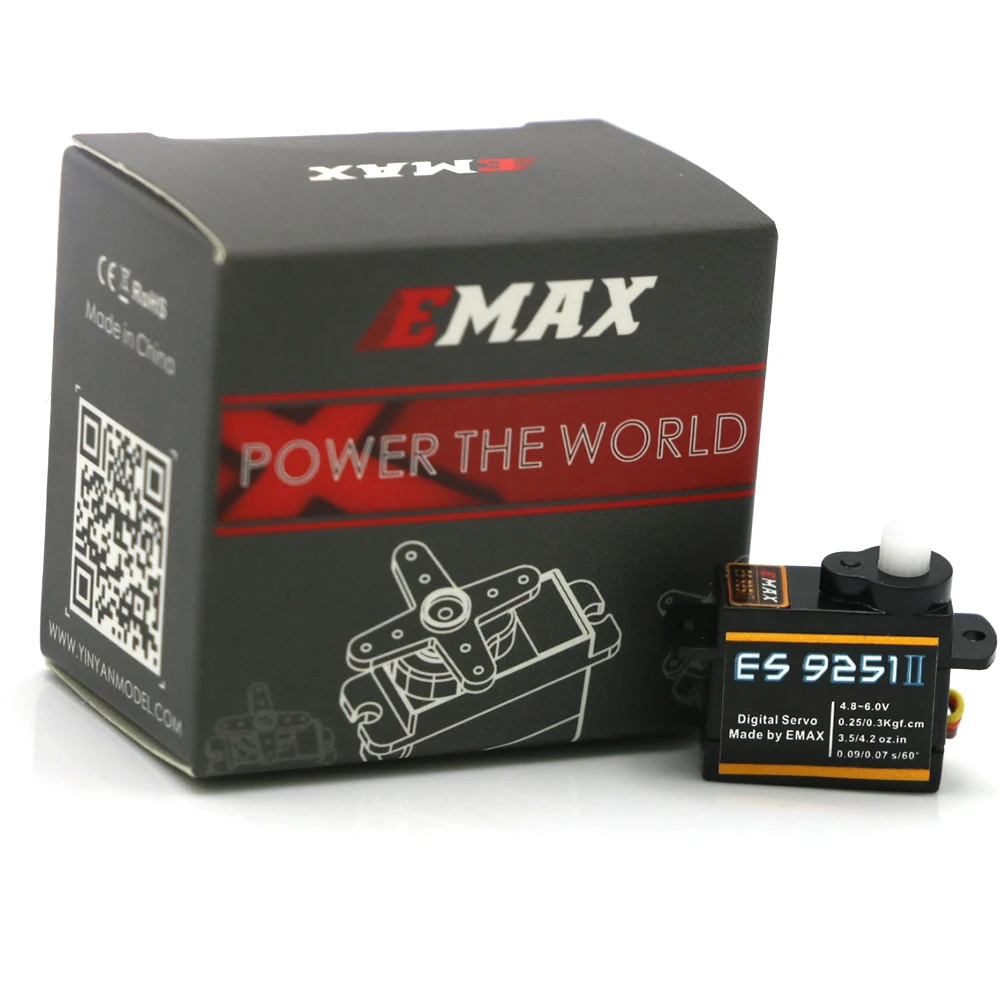 Emax ES9251 2.5g Digital Servo RC servo 0.27kgf.cm For RC Helicopter Airplane Part (es08ma es08md es08a Wholesale)