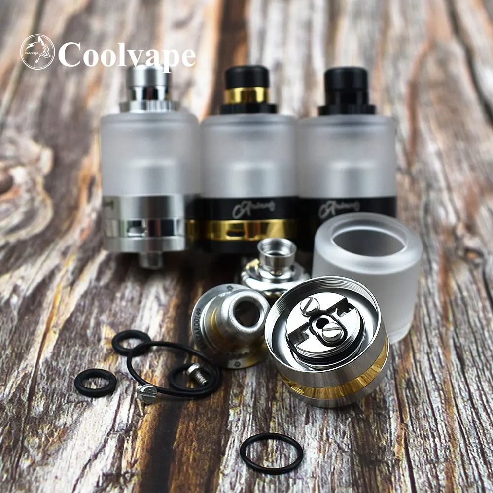Coolvape Doggystyle drań RTA Atomizer zbiornik do e-papierosa 22mm 3.5ml 316 Atomizer ze stali nierdzewnej vs Zeus X RTA Atomizer