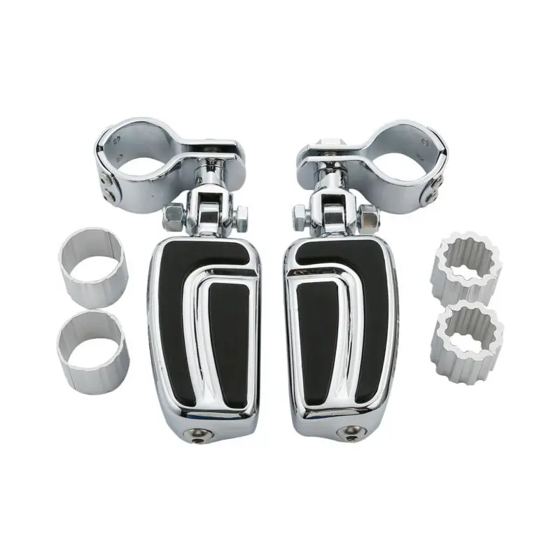 

25mm 30mm 35mm Adjustable Highway Bar Footpeg Peg Clamps For Sportster Touring VL1500 VL800 VT1100 VTX1300 VTX1800 VT750C GL1800