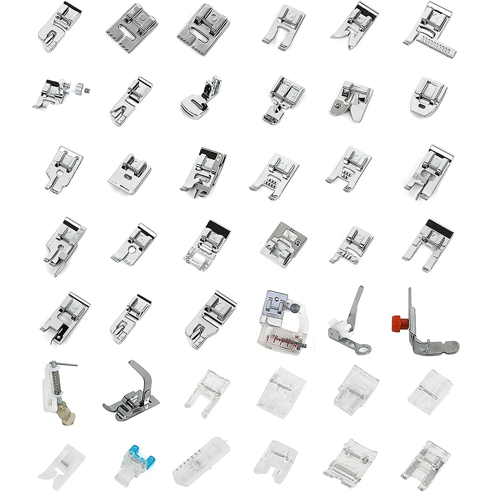 11/72 sztuk dociskarka do maszyny do szycia zestaw stopek profesjonalne domowe stopka dociskowa zestawy do Low Shank akcesoria do maszyn do szycia w