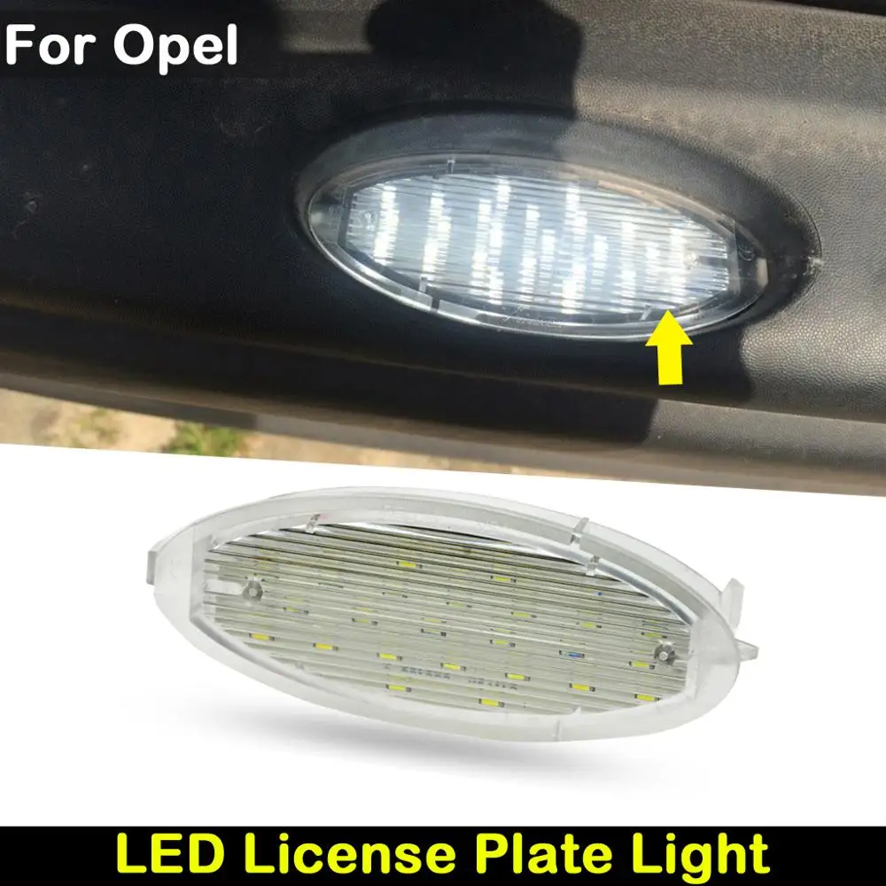 

Для Opel Zafira Astra G Caravan/CC/Coupe/Kasten/Stufenheck Автомобильный задний белый светодиодный светильник номерного знака