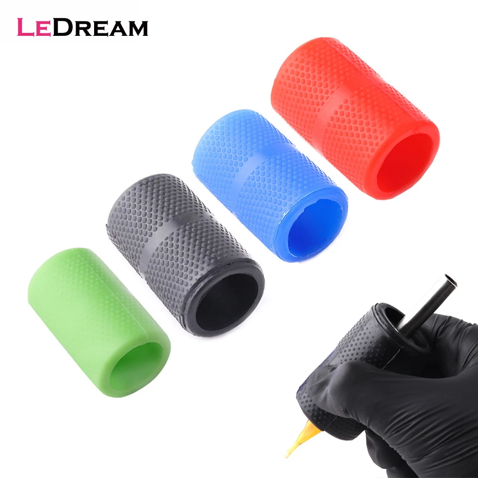 

1PC 25mm Silicone Soft Hand Cover Handle Tube For Tattoo Grip Skid Resistance Tattoo Gun Supply Accessory