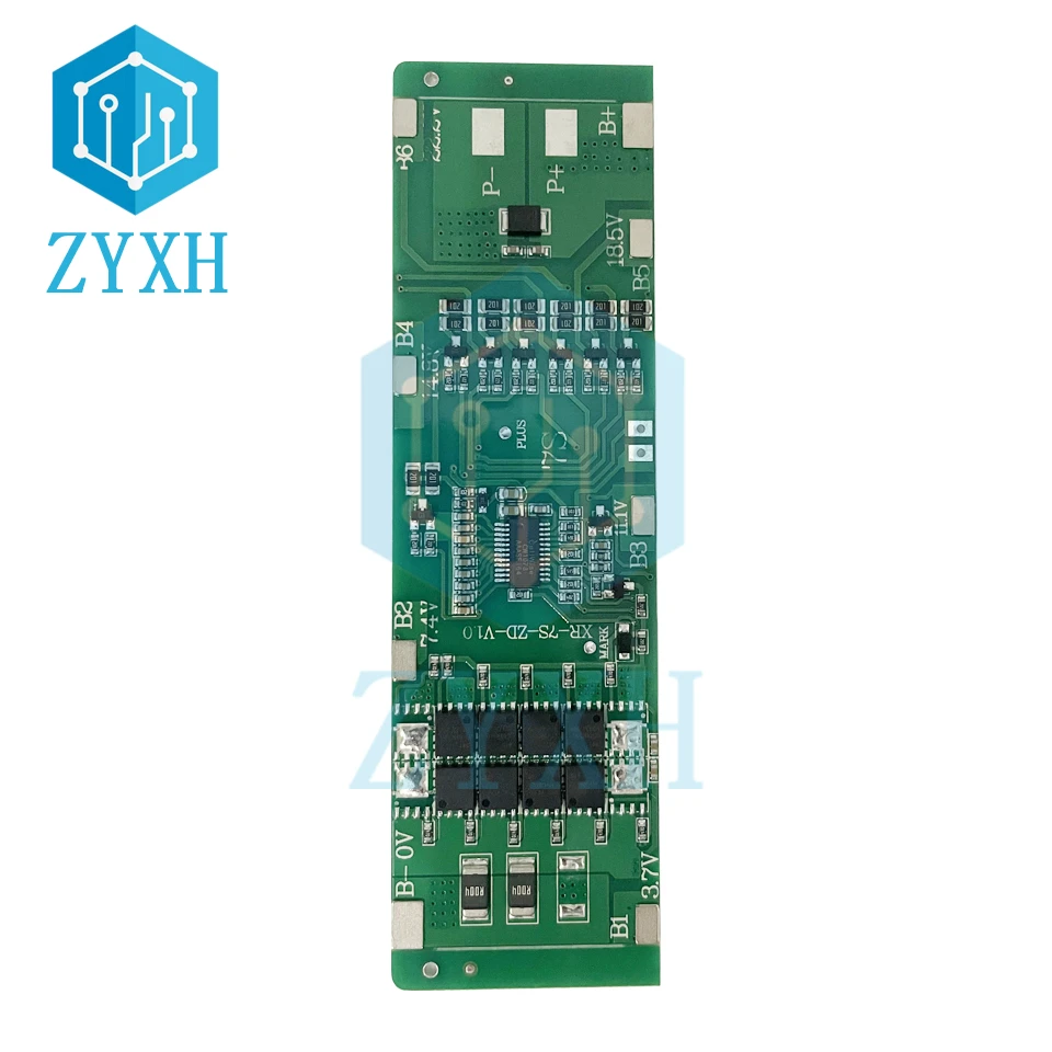 Balanced 7S BMS 10A 15A 20A 30A Lithium 18650 Charge Board Short Circuit Protection Common Port Equalizer For Power Bank