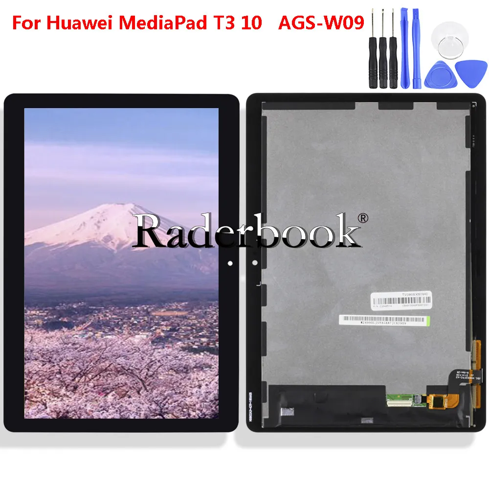 

9.7' Inch'' LCD Display + Touch Screen Digitizer Glass Assembly For Huawei AGS-W09 Tablet Pc Parts