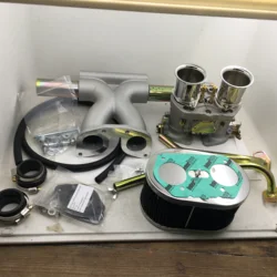 SherryBerg fajs Dual Port Single 40mm carb carburettor Carburetor Kit 40IDF 40 idf replace Weber EMPI for VW Type 1 Bug/Ghia