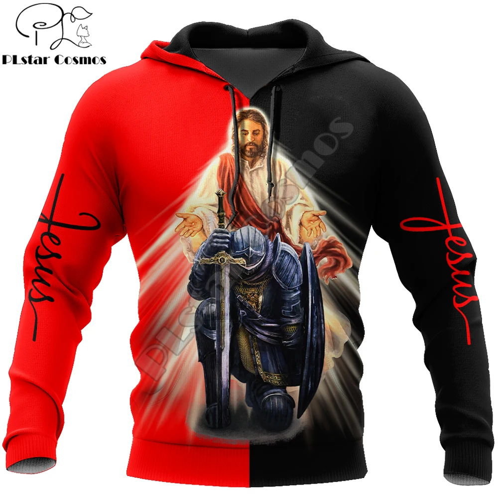 

Jesus Knights Templar 3D All Over Printed Mens Autumn Hoodie Sweatshirt Unisex Streetwear Casual Zip Jacket Pullover KJ632