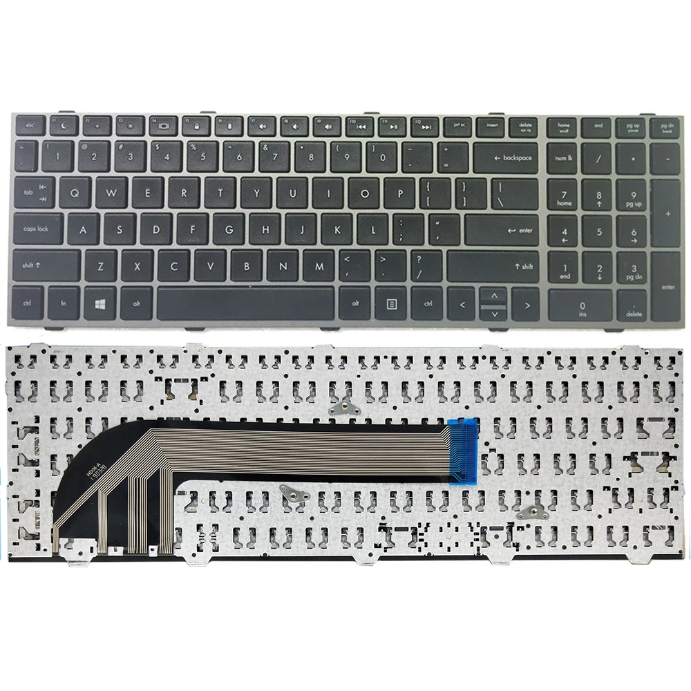 Hot Laptop Replacement Keyboard For HP ProBook 4540 4540S 4545 4545S 4740 4740S 701485-A41 US Layout (  With Frame)