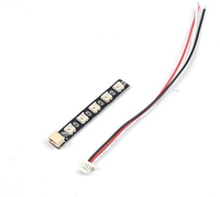 WS2812 Skystars LED Strip Light Controller Board Support 2-6S 7 Color Switchable with 5V BEC for RC Drone