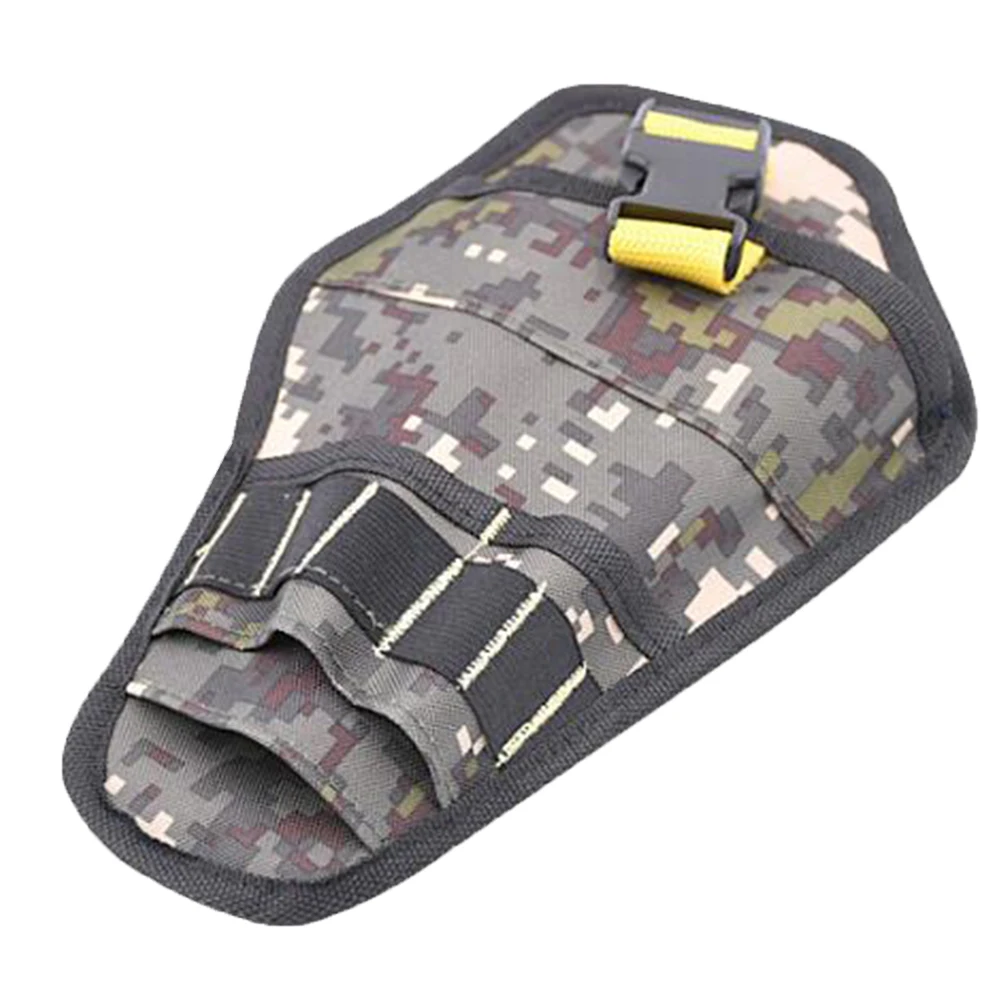 Electric Drill Bits Waist Bag & Belt Electrician Tool Storage Bag Impact Driver Drill Holster Oxford Cloth Waist Bag Organizer