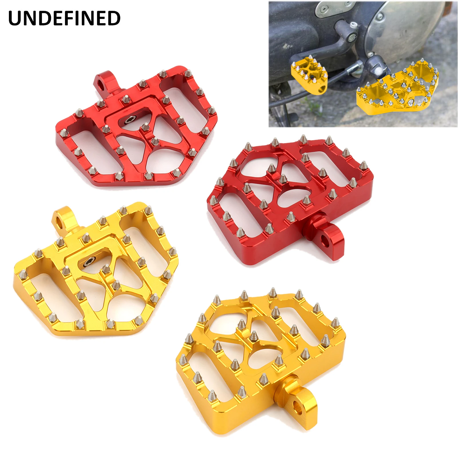 MX Offroad Foot Pegs Mini Floorboards Pedals Bobber Chopper For Harley Touring Road King Glide Sportster 883 Dyna FXDF Softail