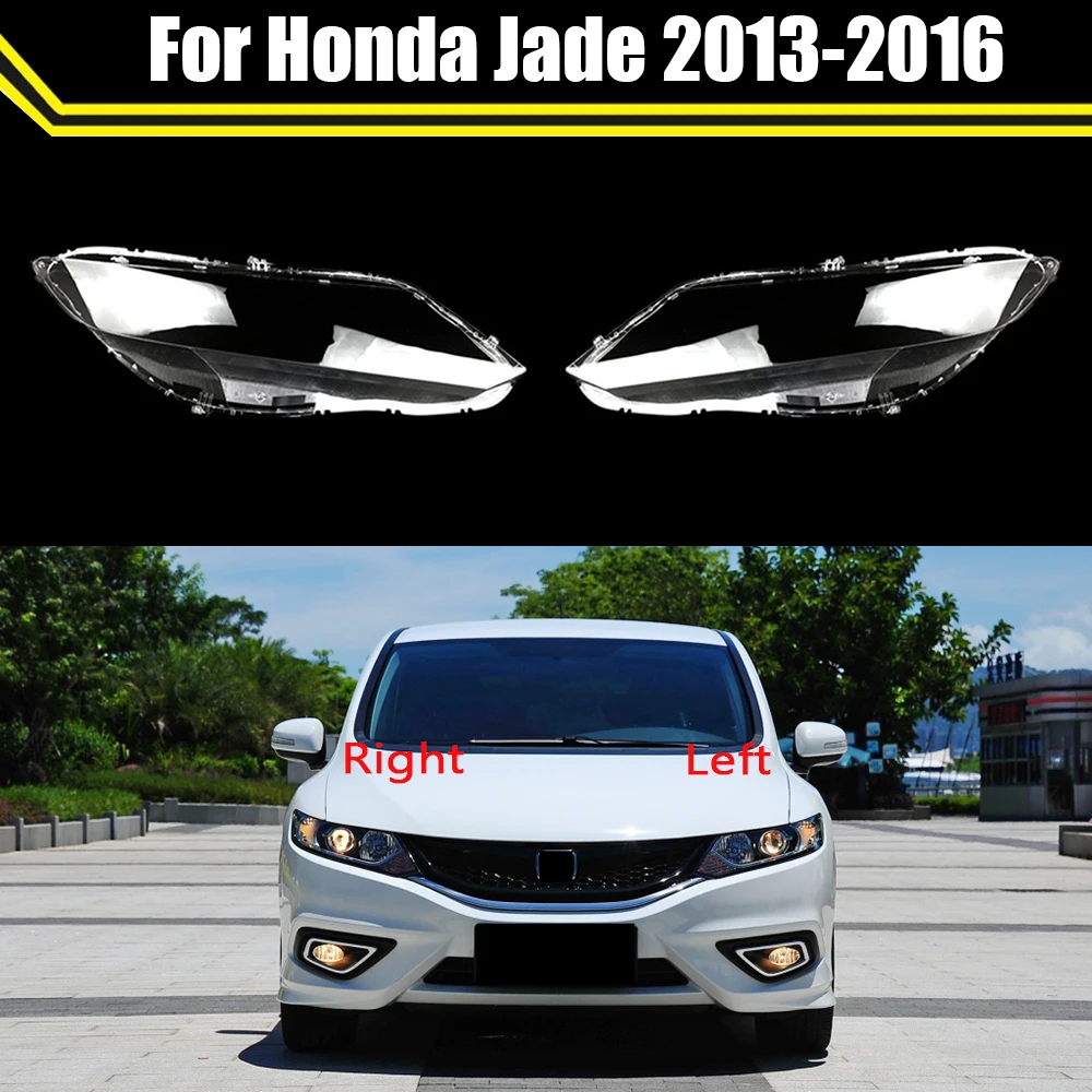 

Front Car Protective Headlight Glass Lens Cover Shade Shell Auto Transparent Light Housing For Honda Jade 2013 2014 2015 2016