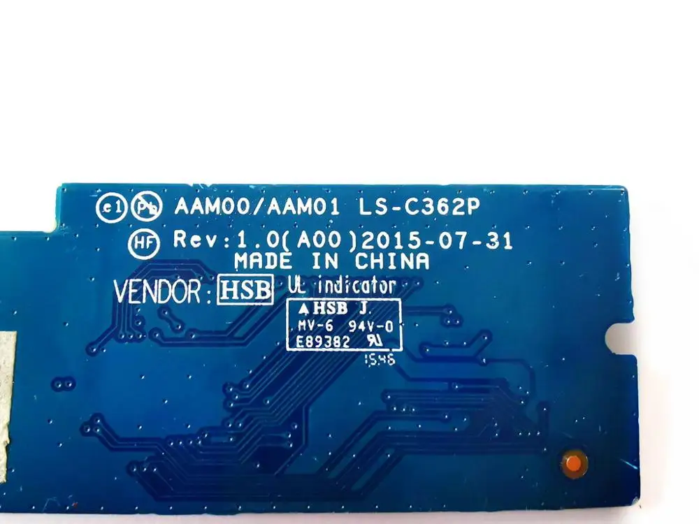 Original  for Dell XPS 15 9550 9560 M5510 M5520 keyboard Connector Board AAM00  AAM01  LS-C362P  tested good free shipping