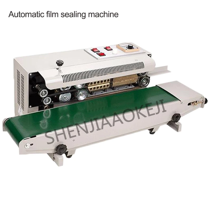 

220V 110v Continuous Flm Sealing Mchine FR-900 Aluminum Foil Bag Edge Sealer Food Packaging Machine 850W