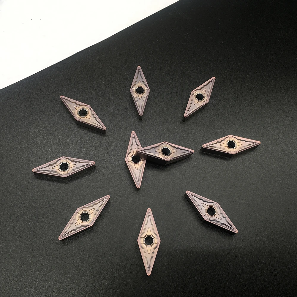 10PCS VNMG160408 HS FT1125 เครื่องมือสำหรับเครื่องกลึงโลหะ CNC โลหะเครื่องมือ CNC เครื่องมือสำหรับสแตนเลสเหล็ก