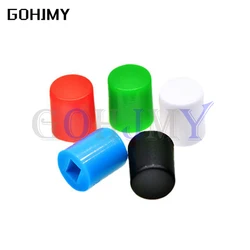 20PCS For 5.8*5.8 7*7 8*8 8.5*8.5mm Cylindrical cap Self Locking Push Tactile Power Micro Switch Kit 6 Pin Button Switches