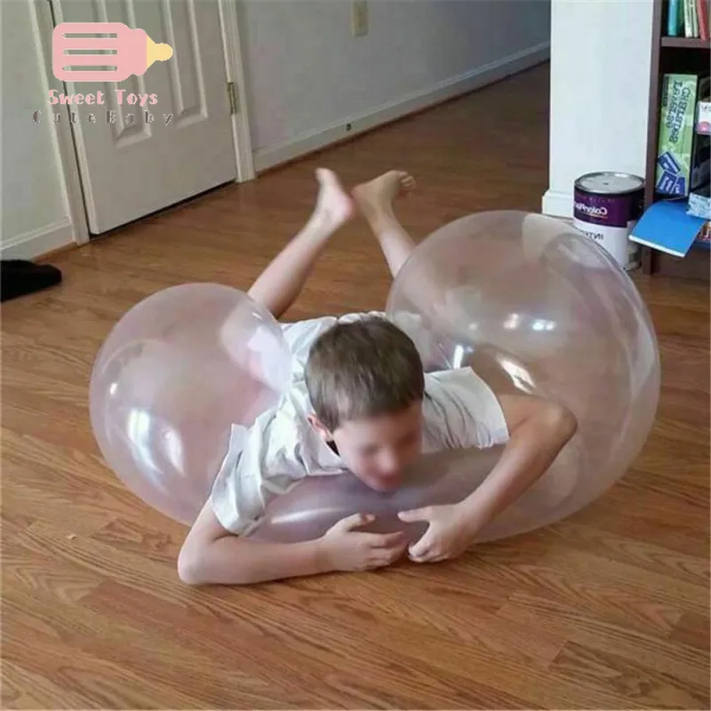 Bola de burbuja duradera para niños, burbuja transparente de bola de juguete, creativo, gran luz, gran oferta