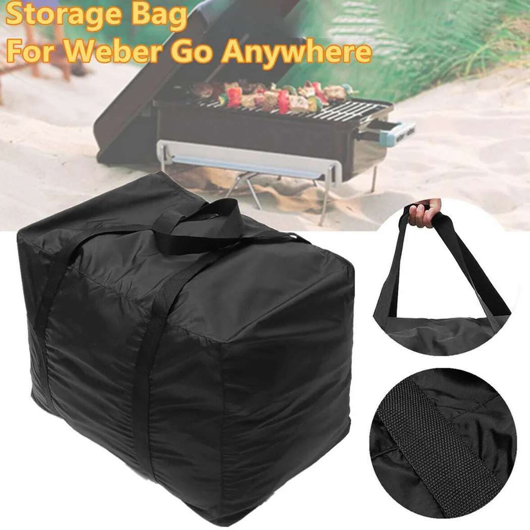 Waterproof BBQ Storage Carry Bag For Weber Go Anywhere Portable Charcoal Grill Picnic Camping Barbecue Carry Bag