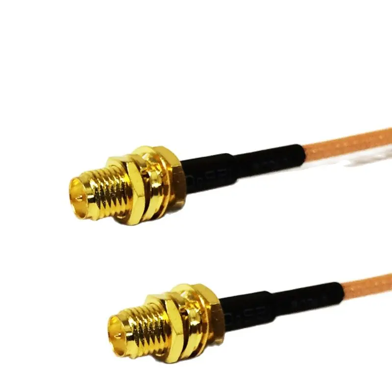 

1PC New Reverse RP-SMA Female Jack Nut To RP-SMA Jack (Male Pin) RG316 Pigtail Cable 15CM 6" Adapter Wholesale Price