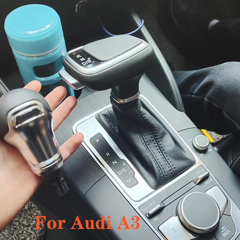 

For Audi A6L Q3 A3 S7 S6 S5 S3 A1 RS5 RS6 RS4 RS3 RS7 RSQ3 SQ5 automatic leather modification shift knob