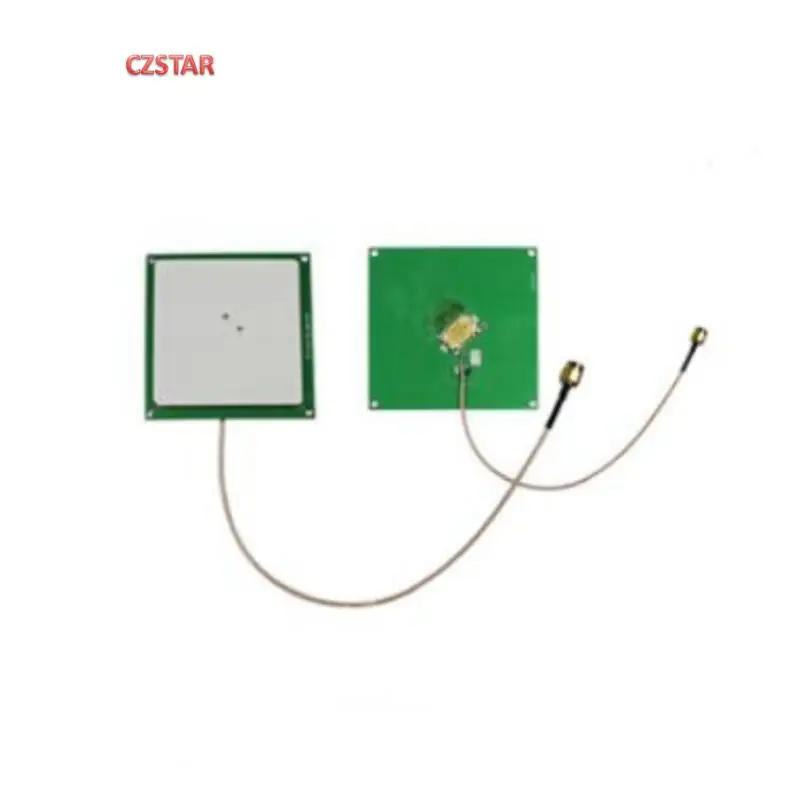 Imagem -02 - Antena Pequena Uhf Rfid 2dbi Polarização Circular de Cerâmica Mini Antena Uhf Rfid Placa Pcb para Módulo Android Portátil 41*41 mm