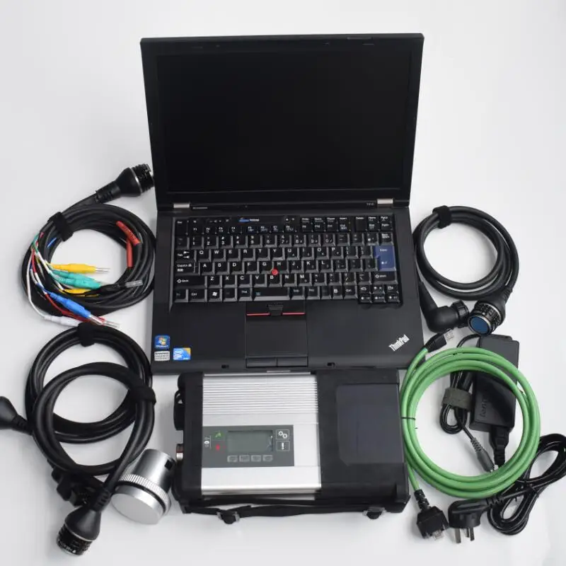 Top MB Star C5 SD Connect 5 Software 2024.12 SSD Laptop T410 i5 Adapter Star diagnosis new updated from c4 WiFi Diagnostic Tool