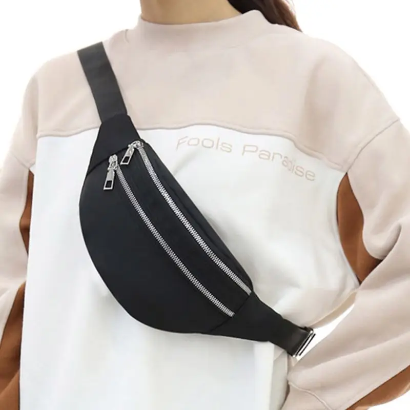 Female Sports Travel Waist Bag Crossbody All-match Simplicity Female Waist Pack Phone Pouch Packs Purse Cycling Casual Chest Bag