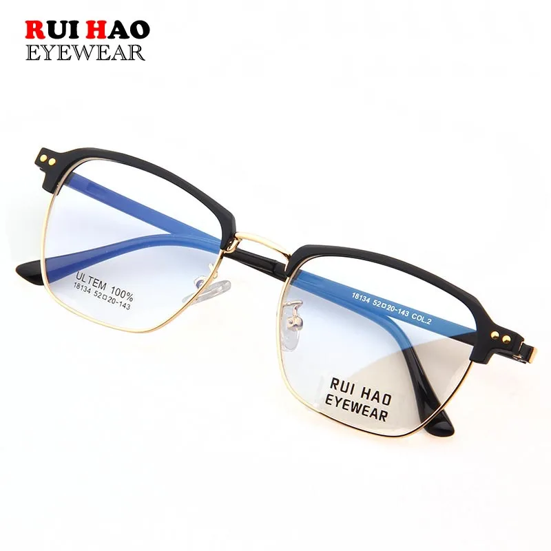 

Eyebrow Eyeglasses Frame Light Retro Glasses Frame Optical Prescription Spectacles Frame Rui Hao Eyewear 18134