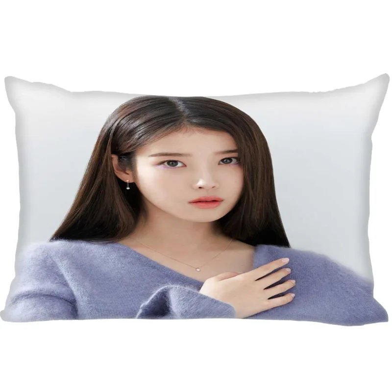 

Custom IU Pillowcase Zipper Polyester Cotton Pillow Cover Size 35X45cm (One Sides)