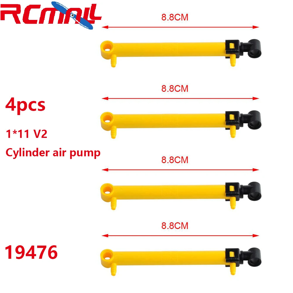 Pneumatic Parts Pump Cylinder Push Rod Switch Hose Air Tank Compatible With legoeds Pneumatic Building Blocks