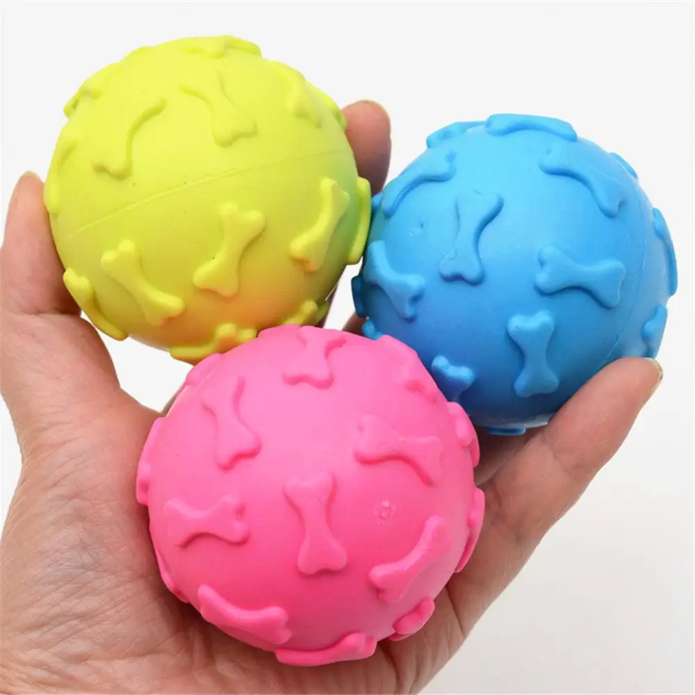 

1pcs Diameter 6cm Squeaky Pet Dog Ball Toys for Small Dogs Rubber Chew Puppy Toy Dog Stuff Dogs Toys Pets Supplies