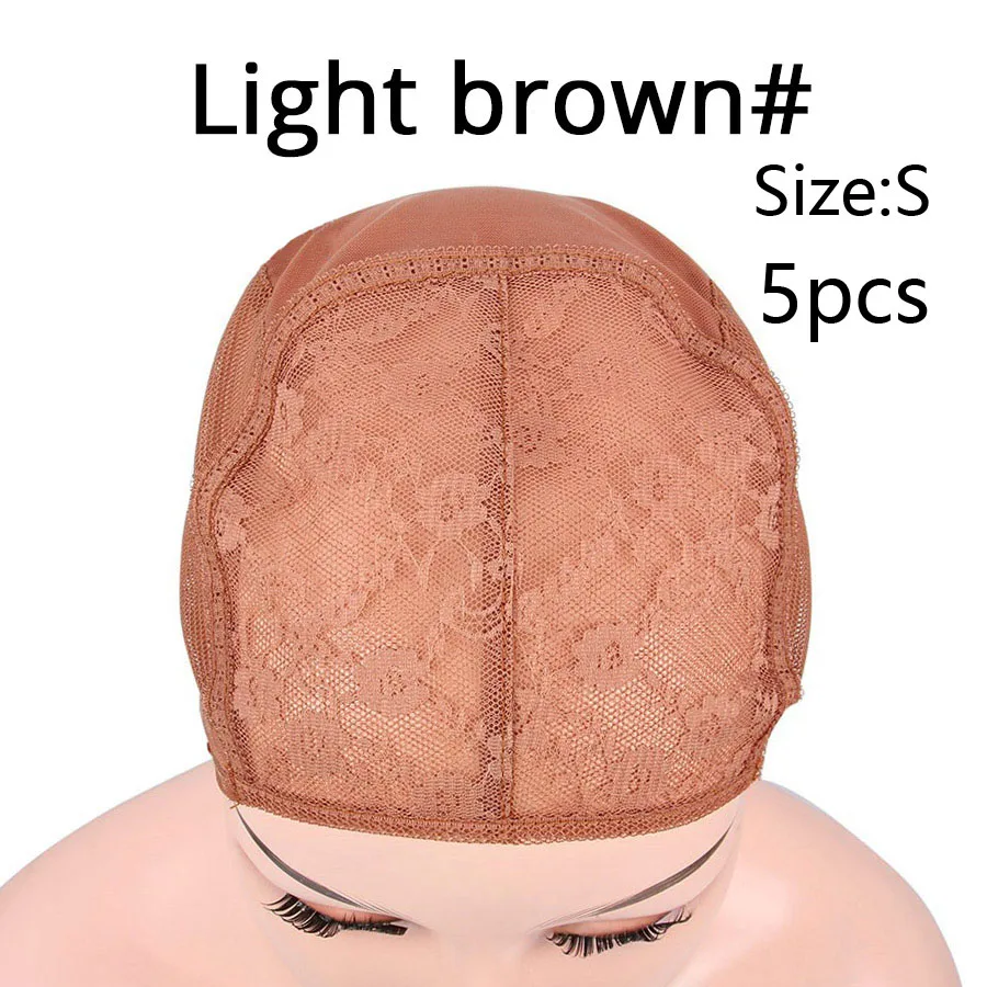 Dome Cap for Wig Mesh, Adjustable 5 Pcs