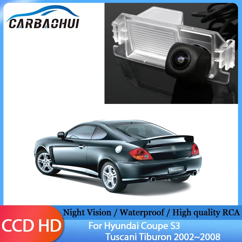 Car Rear View Reverse Backup HD Camera High quality RCA For Hyundai Coupe S3 Tuscani Tiburon 2002 2003 2004 2005 2006 2007 2008