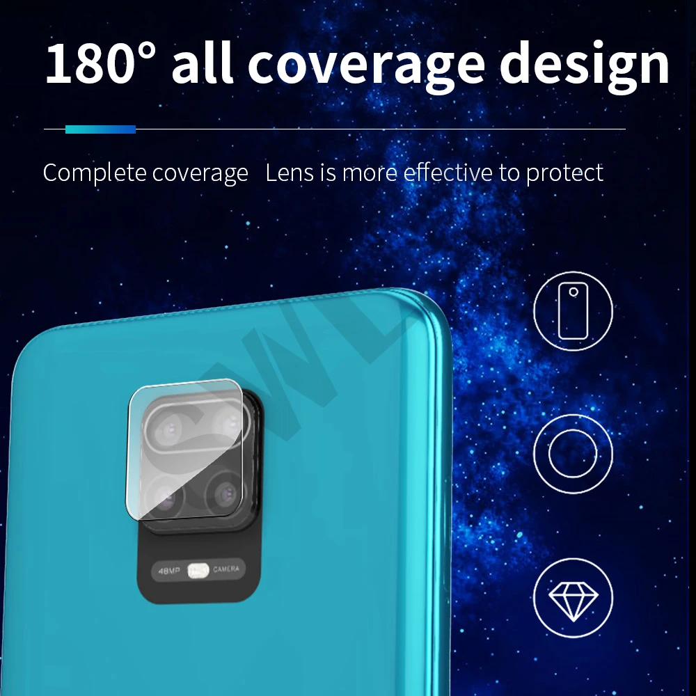 ZLNHIV Camera Lens protective Film for Redmi note 9 9s 9T 4G 5G pro MAX phone screen protector Tempered Glass