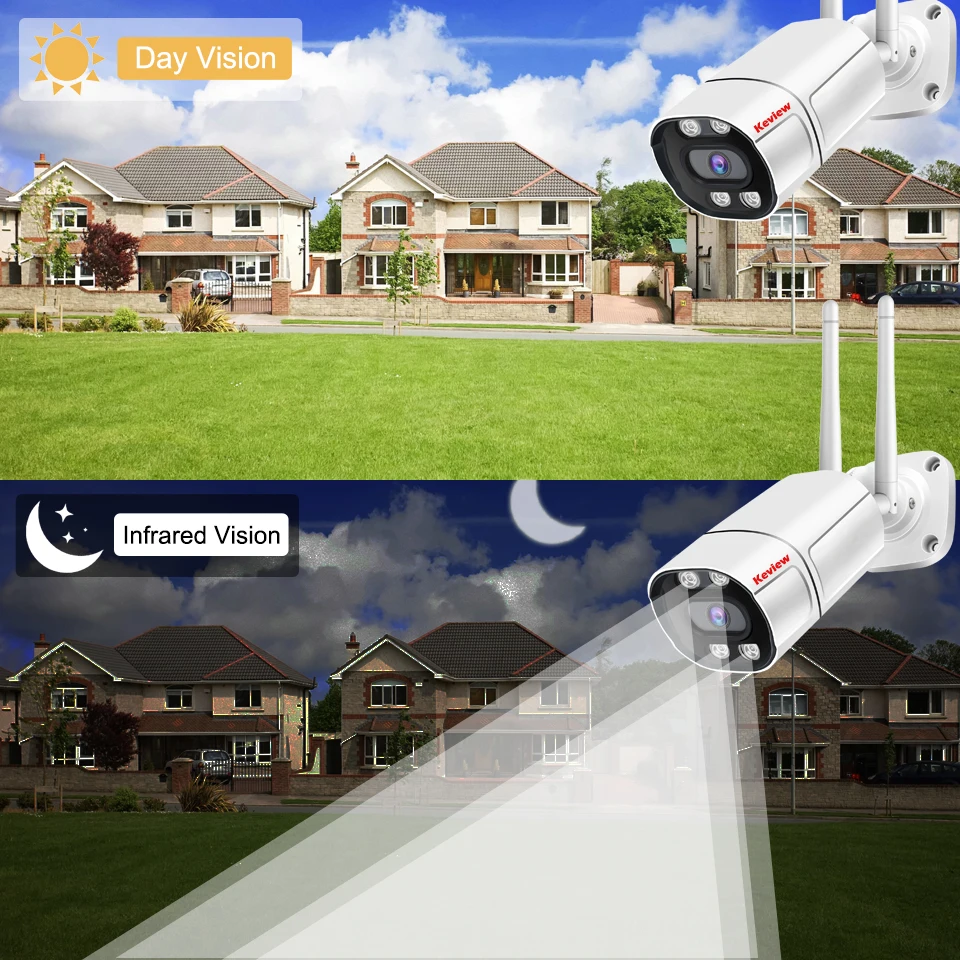 WiFi IP Camera Security  0utdoor Video Surveillance Camera Wifi CCTV Wireless Audio Outdoor Camera Indoor Woterproof HD 3MP 5MP