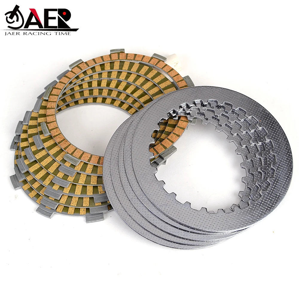 Clutch Friction Disc Plates for Honda Steed 400 NV400 CJ CK CS CV NT400 Bros 400 NC25 VT500 ED EF VRX400T NC33 NV400 Shadow