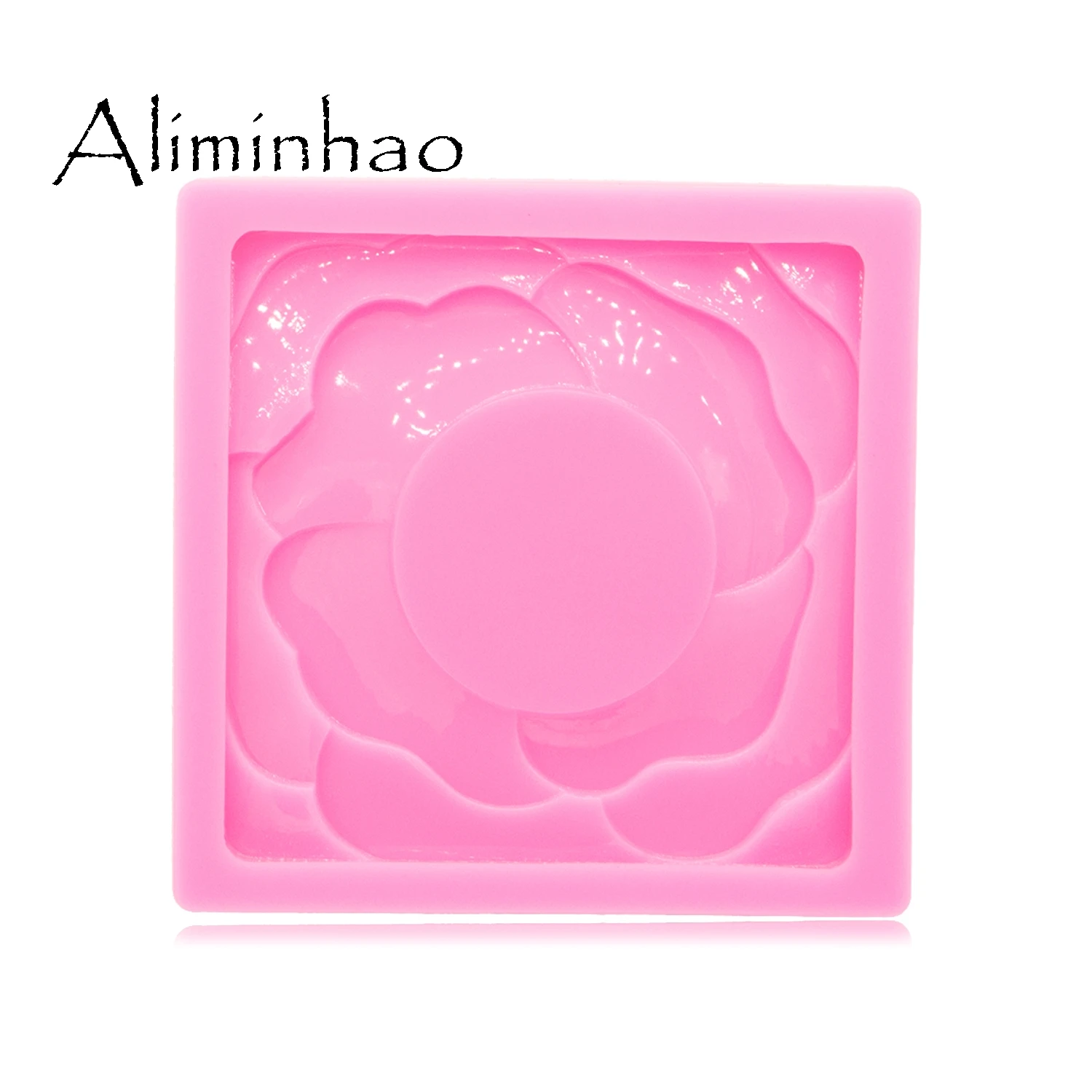 

DY0920 Glossy 6.5cm Rose Flower Fondant Chocolate Mold, Silicone Mould for Resin Epoxy Jewellery Making, Polymer Clay Mold