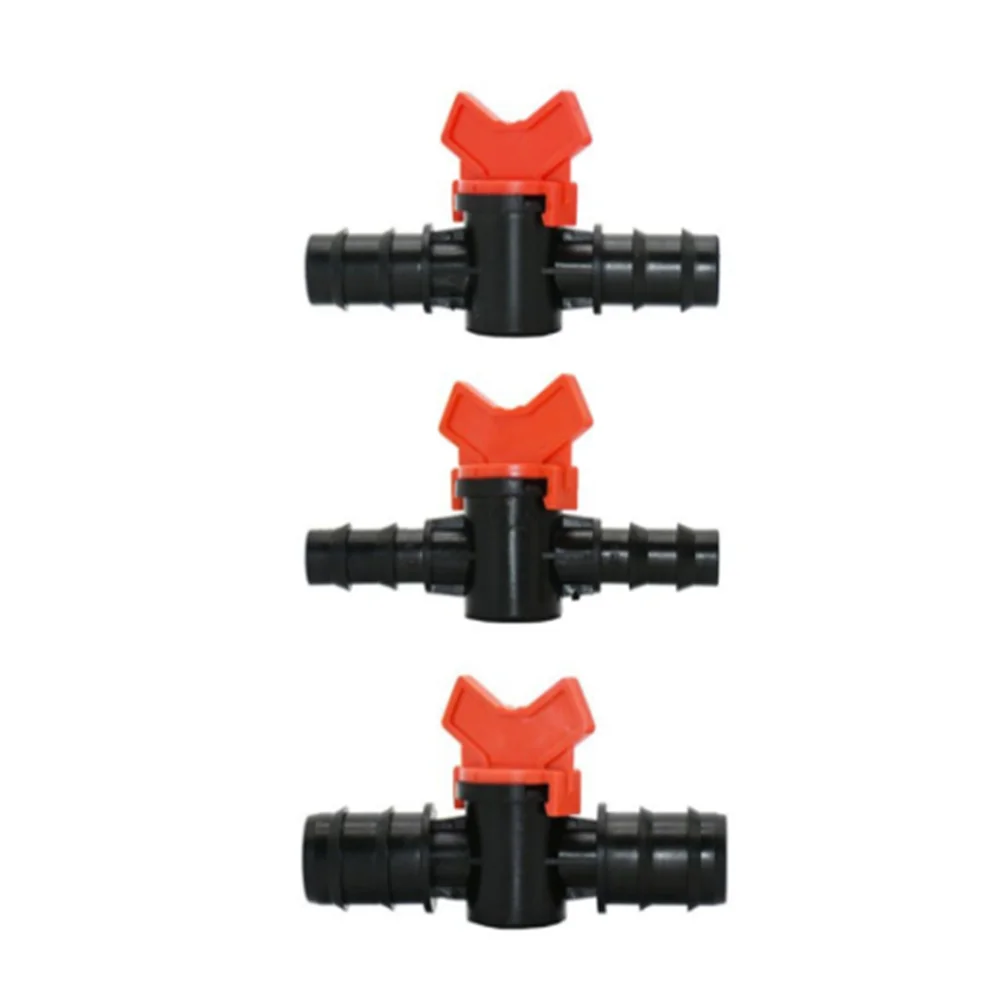 

1PC 4 6 8 10 12 16 20 25mm Hose Barbed Two Way Straight Reducing Plastic Ball Valve Aquarium Garden Irrigation Water Flow Contro