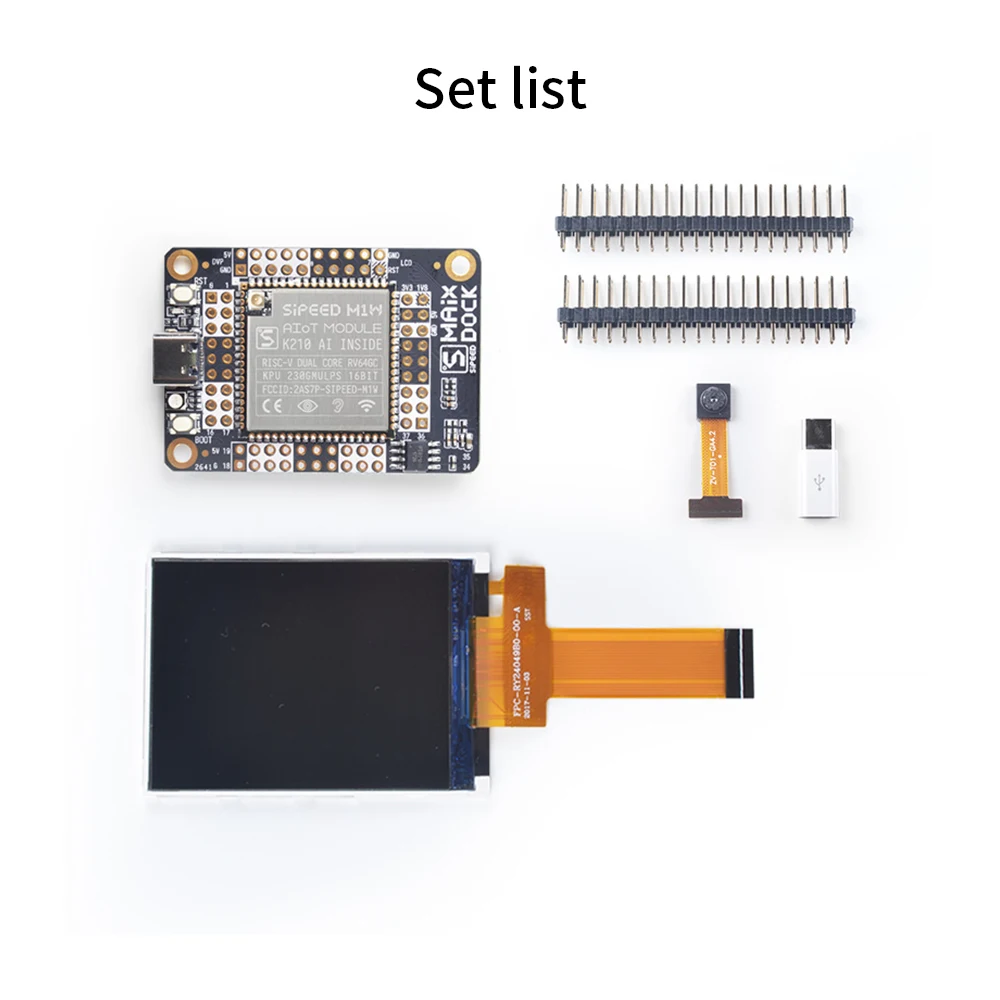 Imagem -03 - Sipeed m1 M1w Dock K210 Pol. Placa 1. ° Rv64 ai para Computação de Bordas