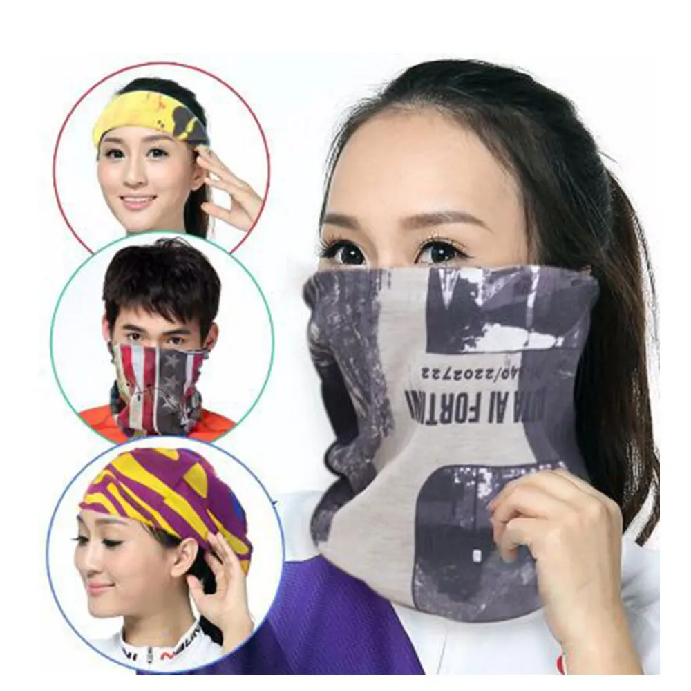 Men Women sport bandana Warmer Outdoor Sport Running Magic Scarf Cycling Face Mask Bicycle HeadWear designer Ciclismo Bandana