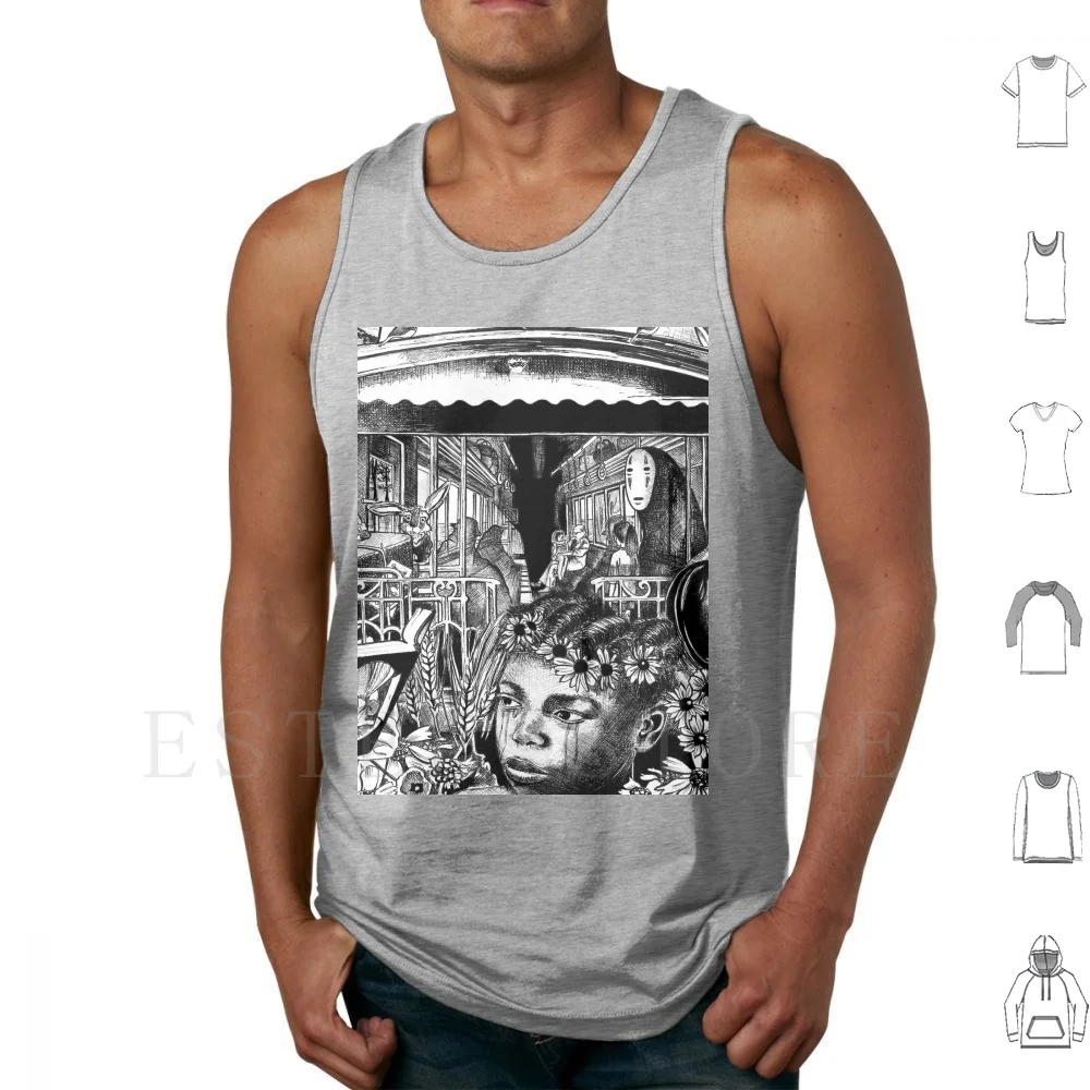 Débardeur en coton pour chemin de fer à travers les eaux, chemise de nuit Imaginaerum, je veux mes larmes au dos, pour filles, Awe Train, Ballet de chemin de fer