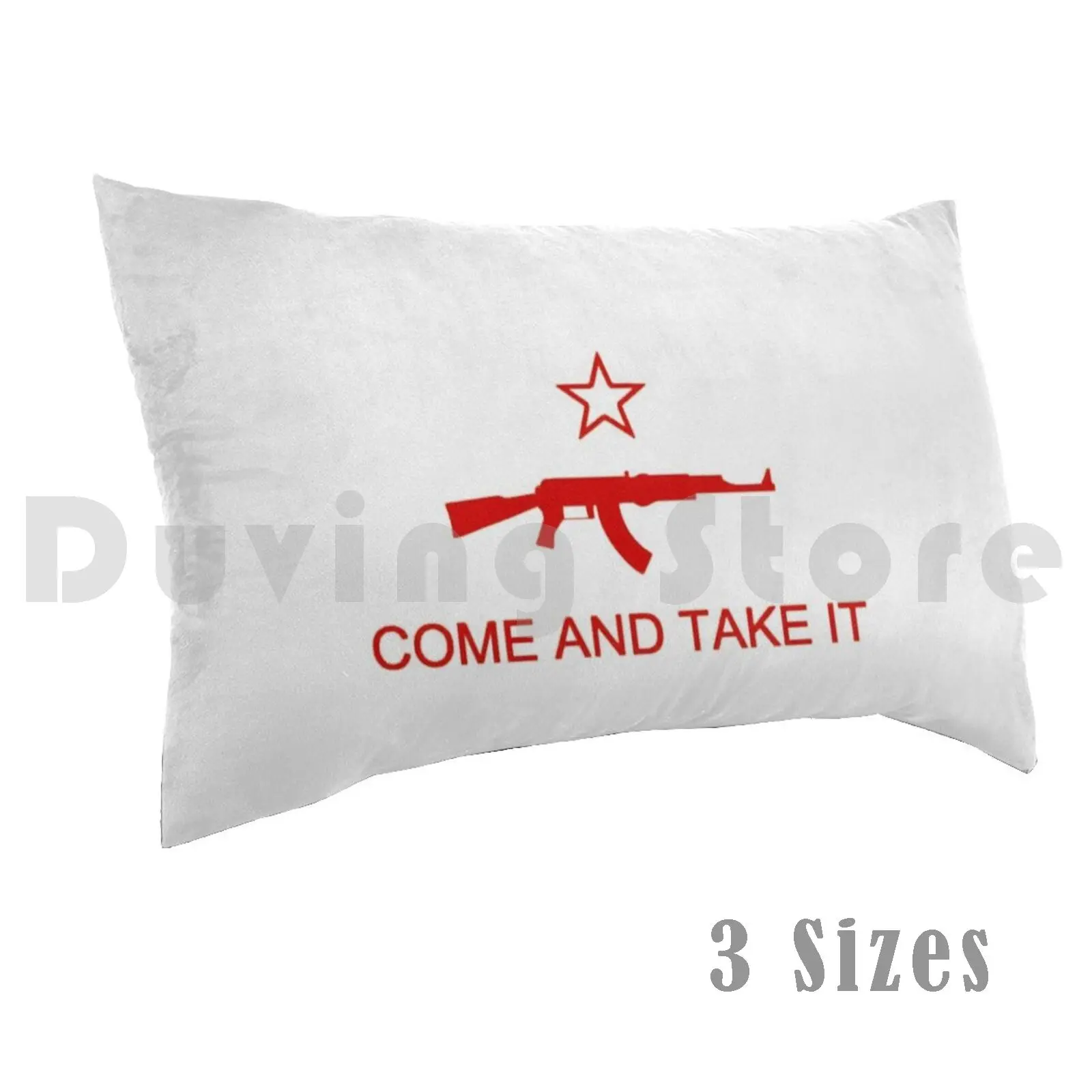 Come And Take It Ak47 Red Pillow Case Printed 50x75 Come And Take It Come Take Ak47 Avtomat Kalashnikova Ak 47