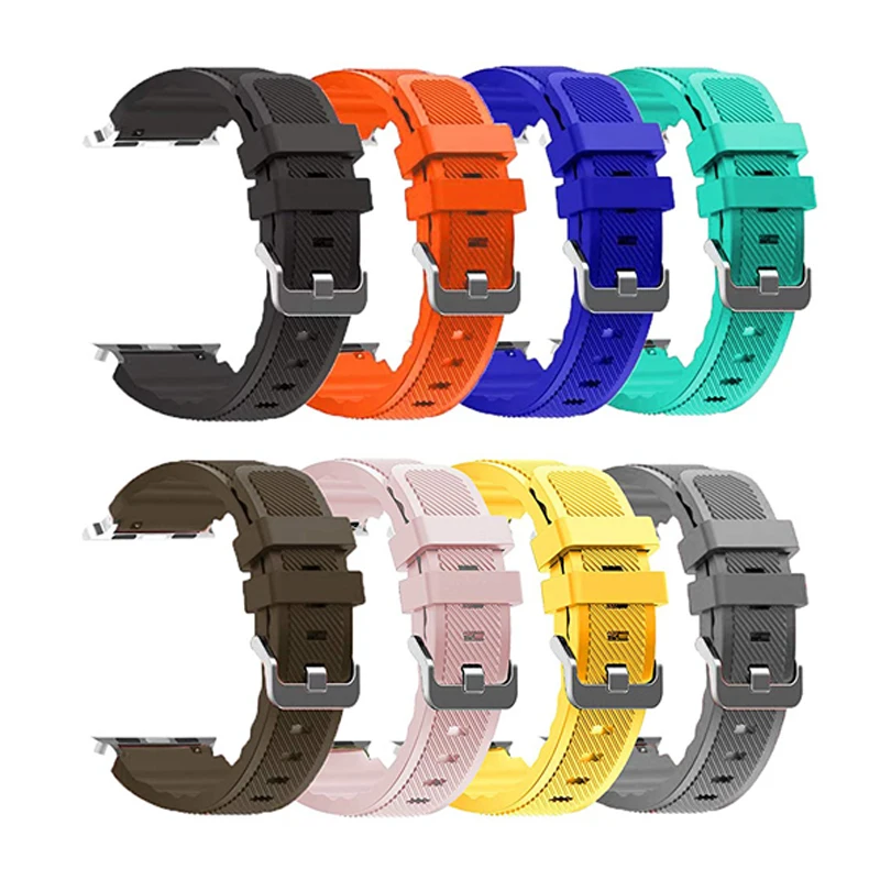 Sport silicone strap for apple watch band SE 6 44mm 40mm pulseira rubber bracelet watchband for iwatch 42mm 38mm 5/4/3/2 correa